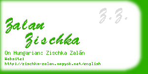 zalan zischka business card